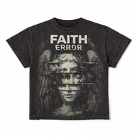 Faith Error Angel Glitch Graphic Tee