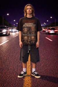 Crimes Against Humanity Vintage Graphic Tee