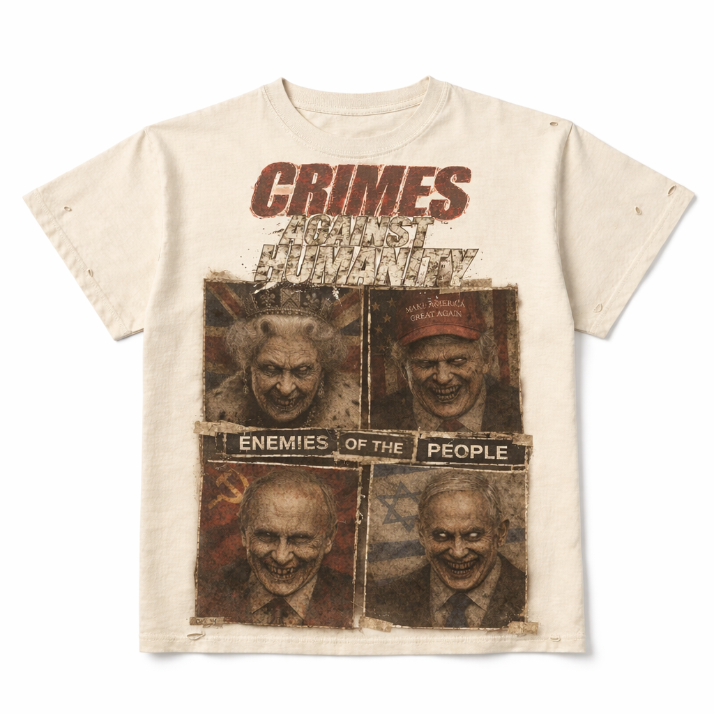 Crimes Against Humanity Vintage Graphic Tee