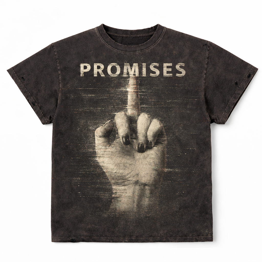 Promises Hand Graphic Streetwear Tee