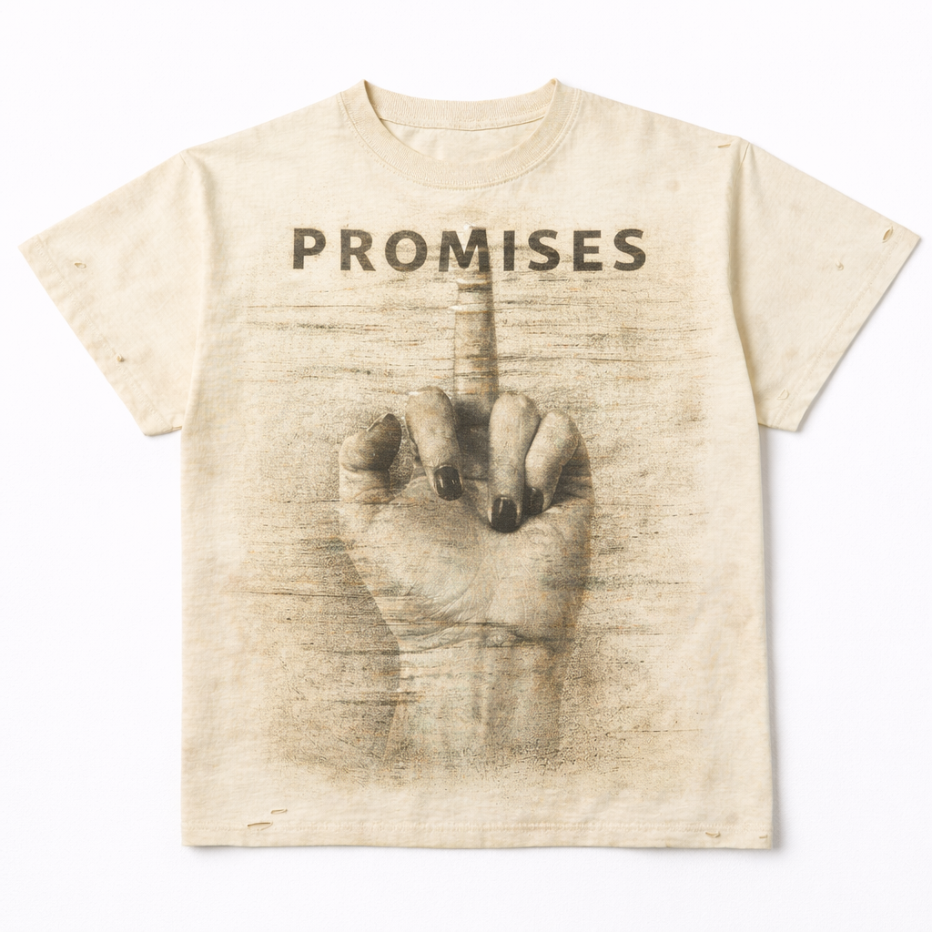 Promises Hand Graphic Streetwear Tee